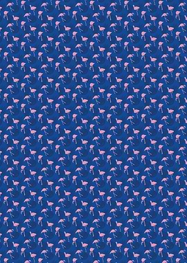 Flamingo bird silhouettes