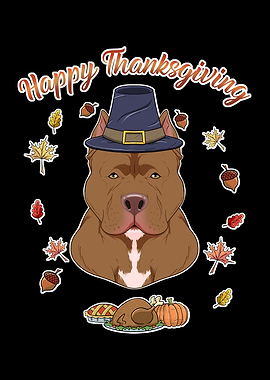 Happy Thanksgiving Pitbull