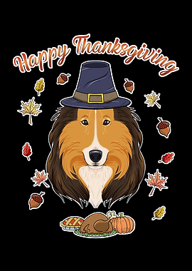 Happy Thanksgiving Collie