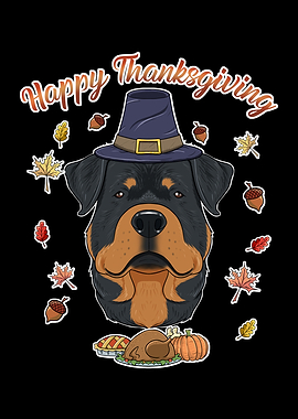 Thanksgiving Rottweiler