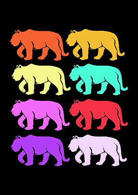 Colorful Tiger Squad