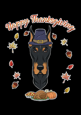 Thanksgiving Doberman