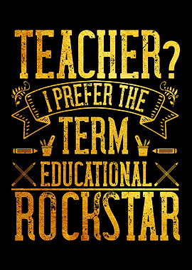 Teacherprefer the term