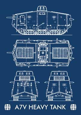 A7V HEAVY TANK GERMANY