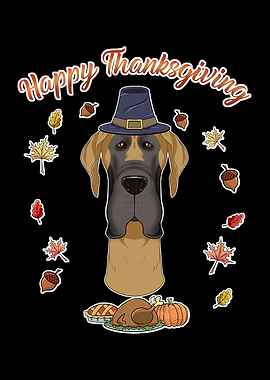 Thanksgiving Great Dane