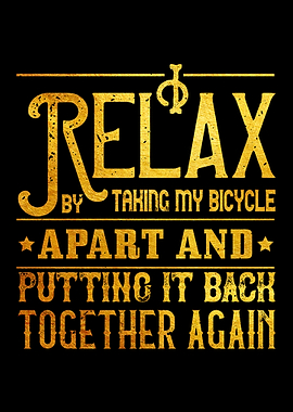 I relax by taking my