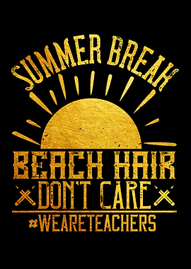 Summer break beach hair