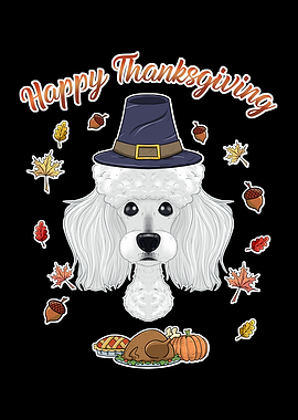Happy Thanksgiving Poodle