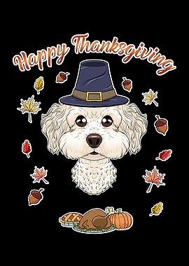 Thanksgiving Bichon Frise