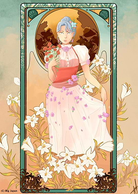 Tarot card the lady