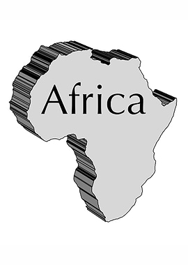 Africa 3D Map