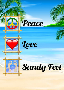 Peace Love Sandy Feet