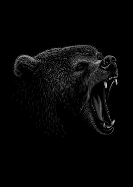 Portrait of a brown bear