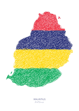 MAURITIUS PORT LOUIS FLAG