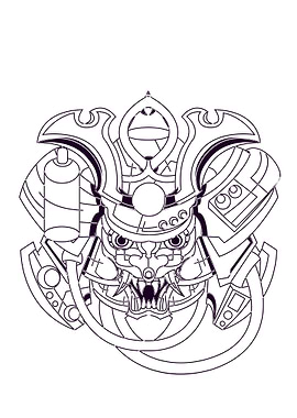 Japanese samurai armour