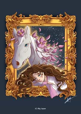 The girl and the horse
