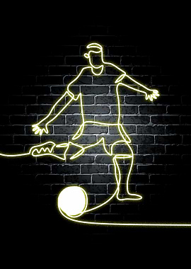 Football Neon Sport