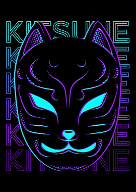 Kitsune Mask Fox Mask
