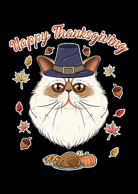 Himalayan Cat Thanksgiving