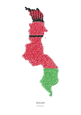 MALAWI LILONGWE SCRIBBLE