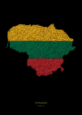 LITHUANIA VILNIUS SCRIBBLE