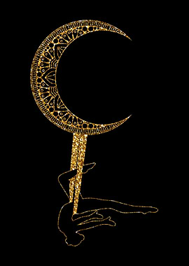 Moon Aerial Hoop Artist