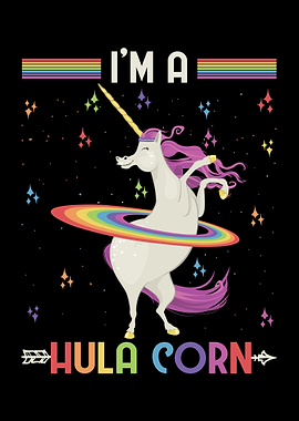 Unicorn Hula Hoop Dancing