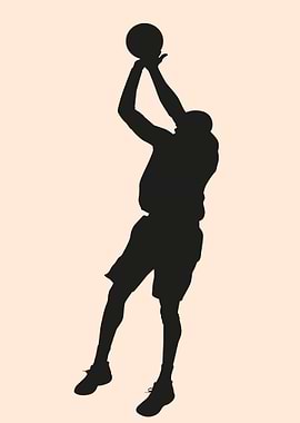 silhouettes basketball