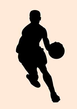 silhouettes basketball