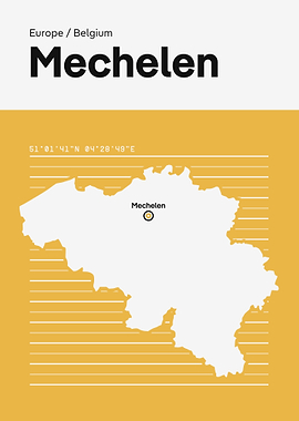 Mechelen Belgium Map