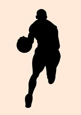silhouettes basketball