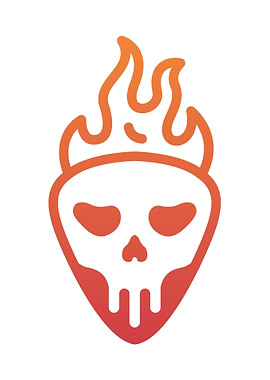 Death Fire Skull 3