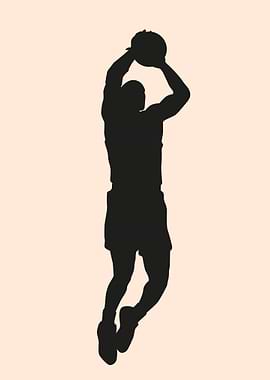 silhouettes basketball