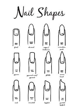 Nail Shapes for woman