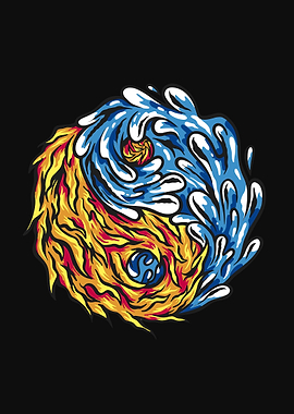 Fire and water YingYang