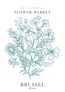 Brussels Flower Market