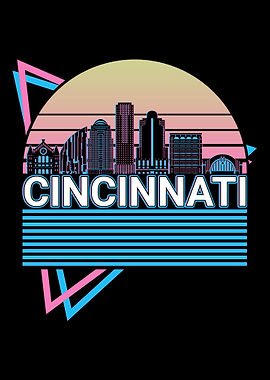 Cincinnati City Skyline