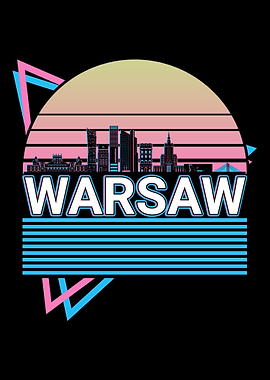 Warsaw City Skyline