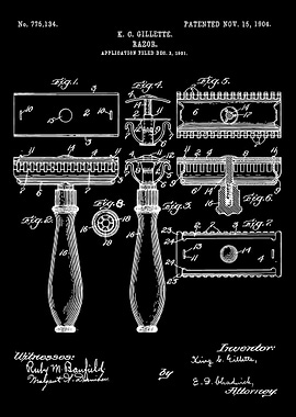 Vintage Razor Patent