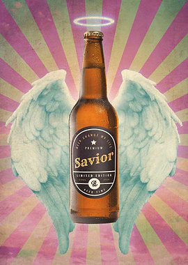 Beer angel poster