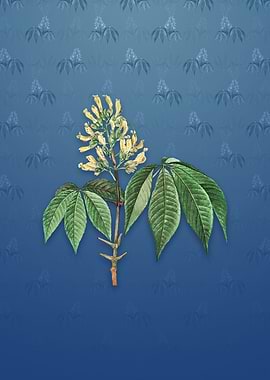 Vintage Yellow Buckeye