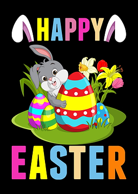 Happy Easter Bunny Cute