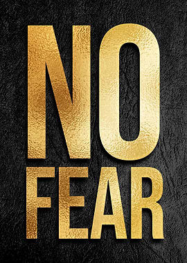No fear motivational quote