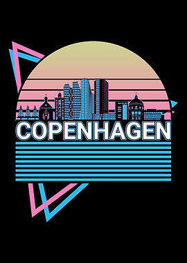 Copenhagen City Skyline
