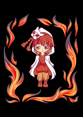 Fire anime flames manga gi