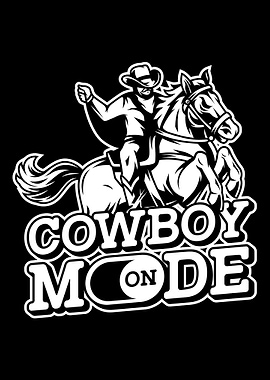 Rodeo Cowboy Horse Riding