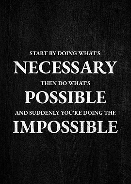 Necessary to Impossible