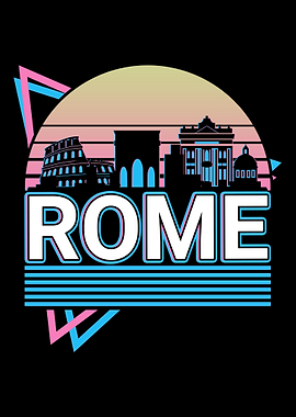 Rome City Skyline
