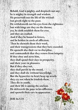Job 36 God Is Mighty