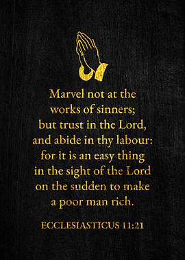 Ecclesiasticus 11 21